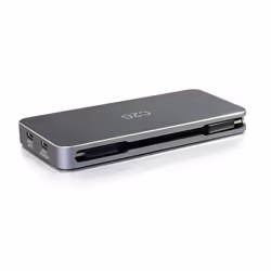 C2G Station d’accueil MST USB-C[R] pour deux écrans avec HDMI[R], DisplayPort[TM], VGA et alimentation jusqu’à 65 W - 4K 30 Hz