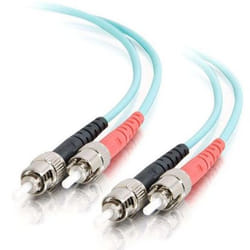 C2G 85512 câble de fibre optique 30 m ST OFNR Turquoise