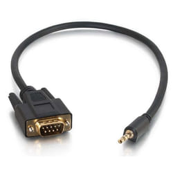 C2G 0.5m DB9 - 3.5mm m/m 3,5mm Noir