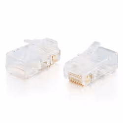 C2G 88121, RJ-45, Blanc, Plastique, Or, 43 g, 25 pièce(s)