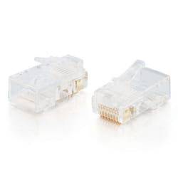 C2G 88121 connecteur de fils RJ-45 Blanc