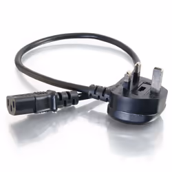 C2G Cordon d'alimentation RU AWG 16 (IEC320C13 à BS 1363) de 2 M - Vue supplémentaire 2