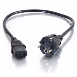 C2G Cordon d'alimentation européen AWG 16 (IEC320C13 à CEE7/7) de 3 M - Vue supplémentaire 2