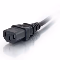 C2G Cordon d'alimentation européen AWG 16 (IEC320C13 à CEE7/7) de 3 M - Vue supplémentaire 3