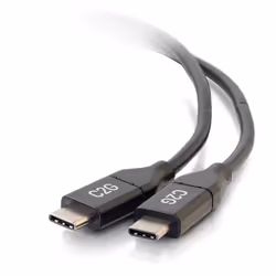 C2G 3 M CÂBLE USB-C VERS USB-C 2.0 MÂLE VERS MÂLE (5 A), 3 m, USB C, USB C, USB 2.0, 480 Mbit/s, Noir
