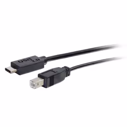 C2G USB 2.0, C - Standard B, 4m câble USB USB C USB B Noir