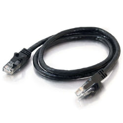 C2G Cat6a STP 0.5m câble de réseau Noir 0,5 m