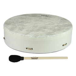REMO E1-0314-00 tambour acoustique Buffalo Drum Blanc