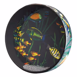 REMO Ocean, Tambour Tambourin, Multicolore, 30,5 cm, 1 pièce(s)