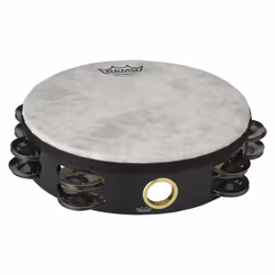REMO Fiberskyn, Tambour Tambourin, Noir, 20,3 cm, 1 pièce(s)