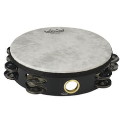 REMO Fiberskyn Tambour Tambourin Noir