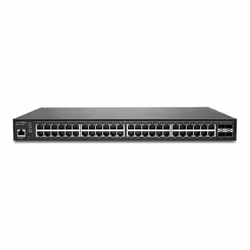 SonicWall S14-48FPOE, Géré, L2, Gigabit Ethernet (10/100/1000), Connexion Ethernet, supportant l'alimentation via ce port (Po ...