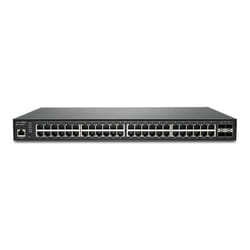 SonicWall S14-48FPOE Géré L2 Gigabit Ethernet (10/100/1000) Connexion Ethernet, supportant l'alimentation via ce port (PoE) 1U Noir
