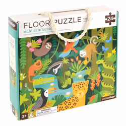 Wild &amp; Wolf Floor Puzzle Wild Rainforest - Puzzle da Pavimento Giungla, 3 an(s)