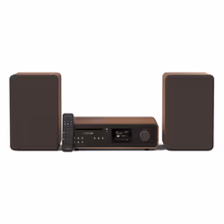 Pure 252807 ensemble audio pour la maison Système micro audio domestique 50 W Noir, Noyer