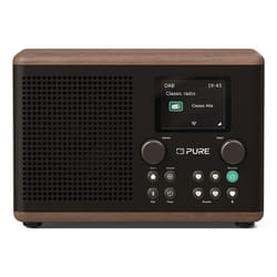 Pure Classic H4 Portable Numérique Noir, Bois
