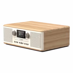 Pure Classic C-D6 Portable Numérique Chêne, Blanc