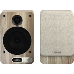 Pure Classic Active Système micro audio domestique 80 W Blanc, Chêne