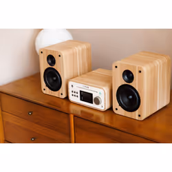 Pure Classic Stereo Mini Système micro audio domestique 40 W Chêne, Blanc - Vue supplémentaire 5