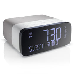 Pure Siesta Rise Horloge Analogique et numérique Noir, Argent, Blanc