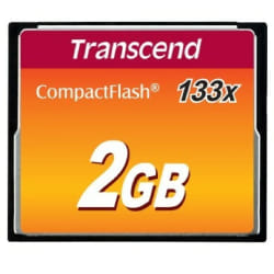 Transcend TS2GCF133 mémoire flash 2 Go CompactFlash MLC