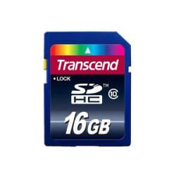 Transcend TS16GSDHC10 mémoire flash 16 Go SDHC NAND Classe 10