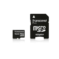 Transcend TS16GUSDHC10 mémoire flash 16 Go MicroSDHC NAND Classe 10
