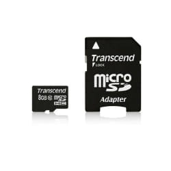 Transcend TS8GUSDHC10 mémoire flash 8 Go MicroSDHC NAND Classe 10