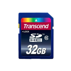 Transcend TS32GSDHC10 mémoire flash 32 Go SDHC NAND Classe 10