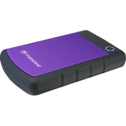 Transcend StoreJet TS1TSJ25H3P disque dur externe 1 To Noir, Violet