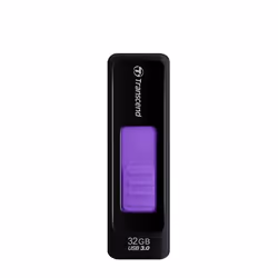 Transcend JetFlash 760, 32 Go, USB Type-A, 3.2 Gen 1 (3.1 Gen 1), Slide, 12 g, Noir, Violet