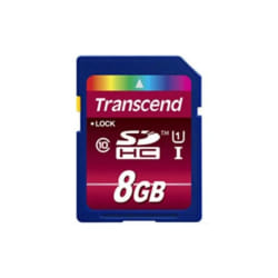 Transcend TS8GSDHC10U1 mémoire flash 8 Go SDHC MLC Classe 10