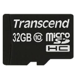 Transcend TS32GUSDHC10 mémoire flash 32 Go MicroSDHC NAND Classe 10