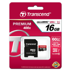 Transcend 16GB microSDHC Class 10 UHS-I 16 Go MLC Classe 10