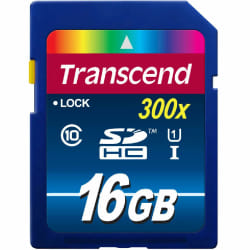 Transcend 16GB SDHC Class 10 UHS-I 16 Go NAND Classe 10