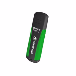 Transcend JetFlash 810 64GB USB 3.0, 64 Go, USB Type-A, 3.2 Gen 1 (3.1 Gen 1), Casquette, 12,4 g, Noir, Vert