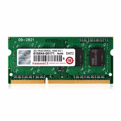Transcend 4GB DDR3-1600, 4 Go, 1 x 8 Go, DDR3, 1600 MHz, 204-pin SO-DIMM