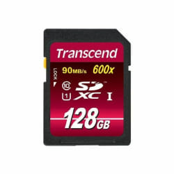 Transcend TS128GSDXC10U1 mémoire flash 128 Go SDXC MLC Classe 10