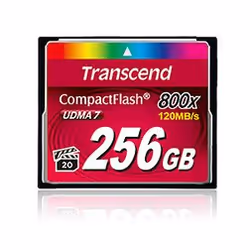 Transcend 256GB 800x CF
