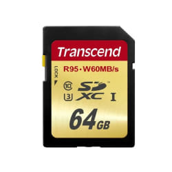 Transcend TS64GSDU3 mémoire flash 64 Go SDXC NAND Classe 10