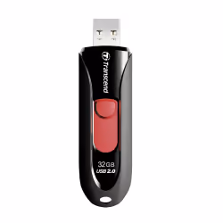 Transcend JetFlash 590 32GB, 32 Go, USB Type-A, 2.0, Slide, 4,9 g, Noir