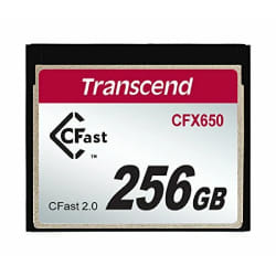 Transcend CFX650 256 Go CFast 2.0 MLC