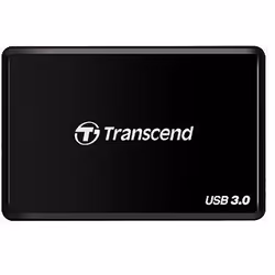 Transcend CFast 2.0 USB3.0 lecteur de carte mémoire USB 3.2 Gen 1 (3.1 Gen 1) Noir