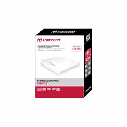 Transcend TS8XDVDS-W lecteur de disques optiques DVD±RW Blanc