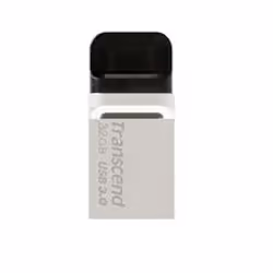 Transcend JetFlash 880 OTG 32GB lecteur USB flash 32 Go USB Type-A / Micro-USB 3.2 Gen 1 (3.1 Gen 1) Noir, Argent