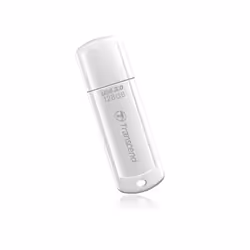 Transcend JetFlash TS128GJF730, 128 Go, USB Type-A, 3.2 Gen 1 (3.1 Gen 1), Casquette, 8,5 g, Blanc