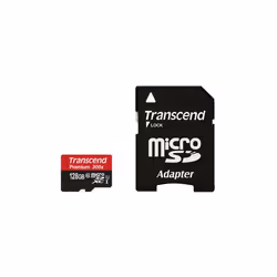 Transcend TS64GSDU3, 128 Go, MicroSDHC, Classe 10, MLC, 90 Mo/s, Class 1 (U1)