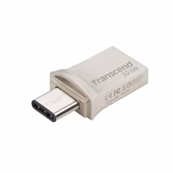 Transcend JetFlash 890 32 GB lecteur USB flash 32 Go USB Type-A / USB Type-C 3.2 Gen 1 (3.1 Gen 1) Noir, Argent - Vue supplémentaire 5