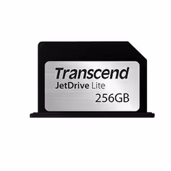 Transcend JetDrive Lite 330, 256 Go, 95 Mo/s, 55 Mo/s, Résistant à la poussière, Résistant aux chocs, Résistant à l’eau, Noir ...
