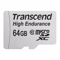 Transcend 64GB microSDXC, 64 Go, MicroSDXC, Classe 10, MLC, 95 Mo/s, 45 Mo/s